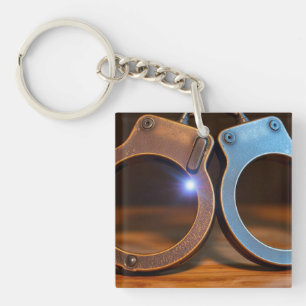Polizeihandschellen Schlüsselanhänger