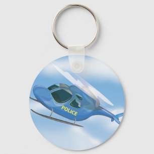 Polizeihubschrauber Schlüsselanhänger