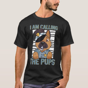 Polizeihund K9 Beamter Deutscher Schäferhund Ich R T-Shirt
