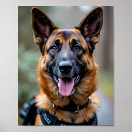 Polizeihund Poster