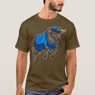 Polizeihut des Bull-Polizisten T-Shirt