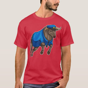 Polizeihut des Bull-Polizisten T-Shirt