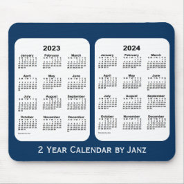 Polizeikasten Blue 2 Year Calendar by Janz 2023-20 Mousepad