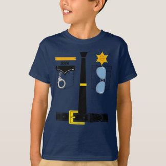 Polizeikleidung Halloween Kids T-Shirt