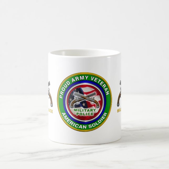 Polizeikorps der Polizei der Armee Veteran Kaffeetasse (Mittel)