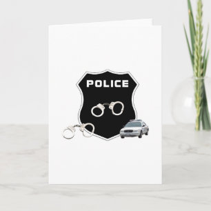 Polizeikriminalität - Abzeichen im Innern unsichtb Karte