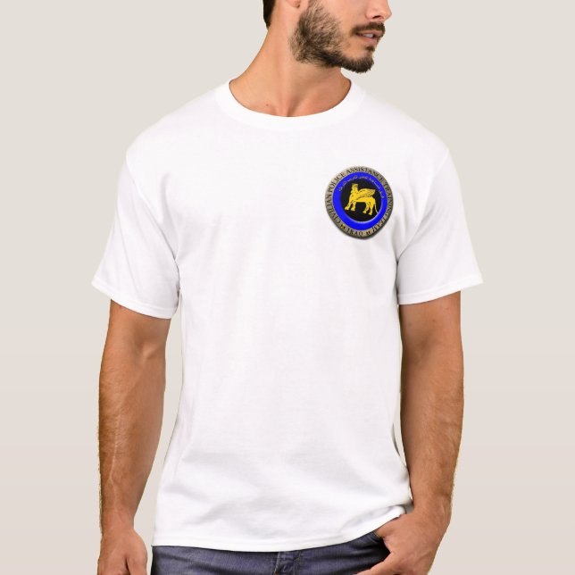Polizeilich überwachen im Irak T-Shirt (Vorderseite)