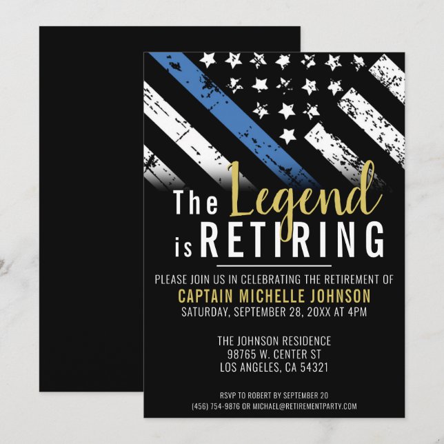 Polizeiliche Alterssicherung - Durchsetzung der Fl Einladung (Vorne/Hinten)