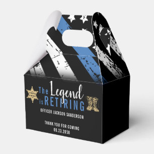 Polizeiliche Altersversorgung - Blaue Linie - Durc Geschenkschachtel