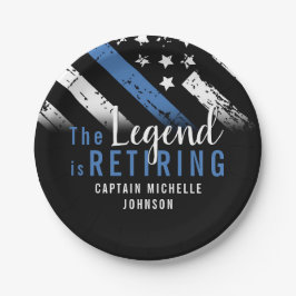 Polizeiliche Altersversorgung - Blaue Linie - Durc Pappteller