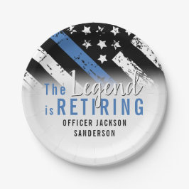 Polizeiliche Altersversorgung - Blaue Linie - Durc Pappteller