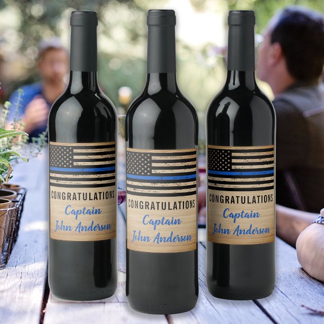 Polizeiliche Altersvorsorge - Durchsetzung der Thi Weinetikett (Von Creator hochgeladen)