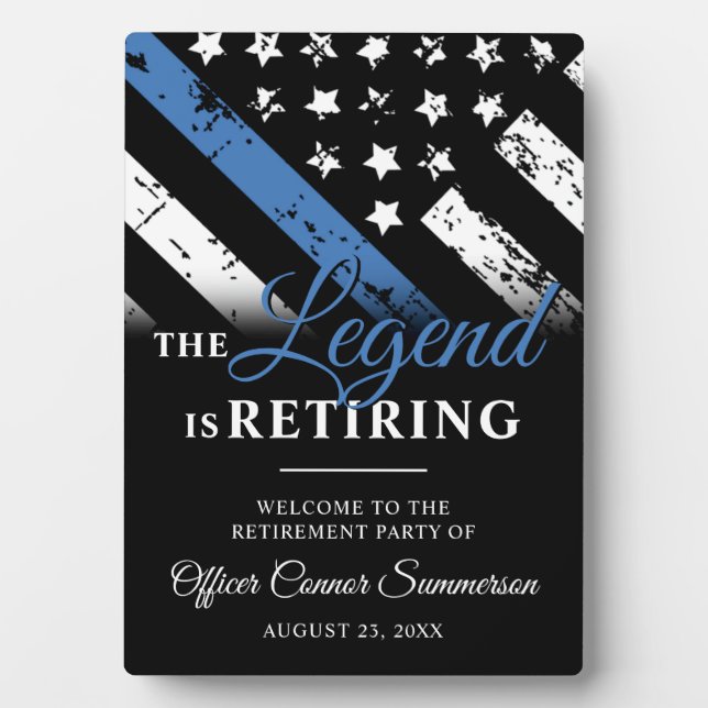 Polizeiliche Altersvorsorge - Rechtsdurchsetzung i Fotoplatte (Vorderseite)