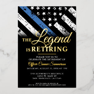 Polizeiliche Blaue Linie Flaggenstaat Strafvollstr Folieneinladung