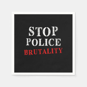 Polizeiliche Brutalität Justiz Polizeispende Gewal Serviette