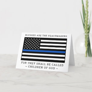 Polizeiliche Durchsetzung des Abschlusses Herzlich Karte