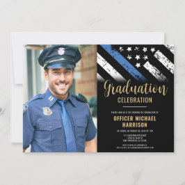 Polizeiliche Graduierung - Foto zur Strafverfolgun Einladung