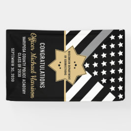 Polizeiliche Graduierungspartei Banner