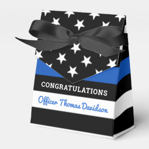Polizeiliche Graduierungspartei personalisiert dün Geschenkschachtel