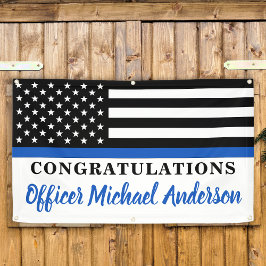 Polizeiliche Gratulation zur Altersversorgung Banner