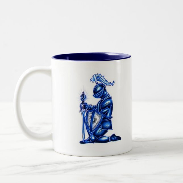 Polizeiliche Tattoo-Tasse Zweifarbige Tasse (Links)