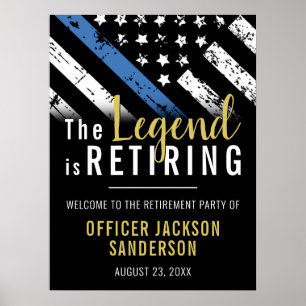 Polizeiliche Vollstreckung von Party im Ruhestand  Poster