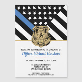 Polizeilicher Abschluss für die Blaue Linie Magneteinladung