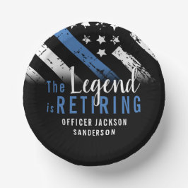 Polizeilicher Beauftragter für die Vollstreckung v Pappteller