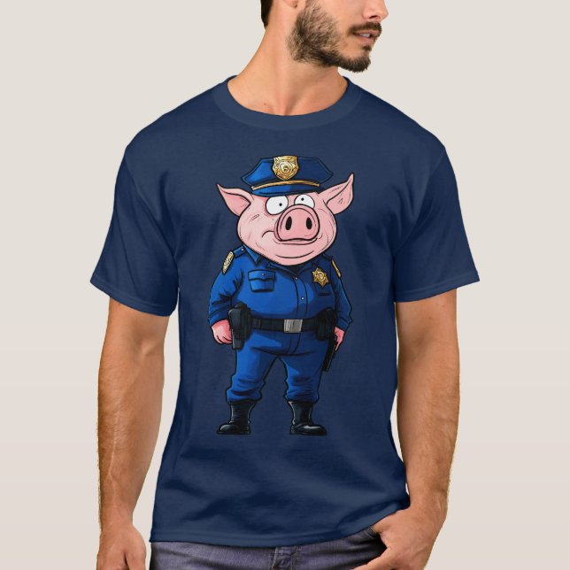Polizeilicher T - Shirt (Vorderseite)