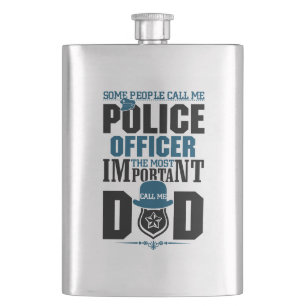 Polizeilicher Vater Rechtsdurchsetzung Vaterta Flachmann