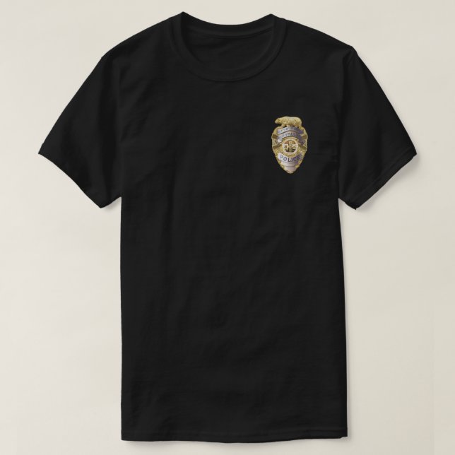 Polizeiliches Abzeichen T-Shirt (Design vorne)