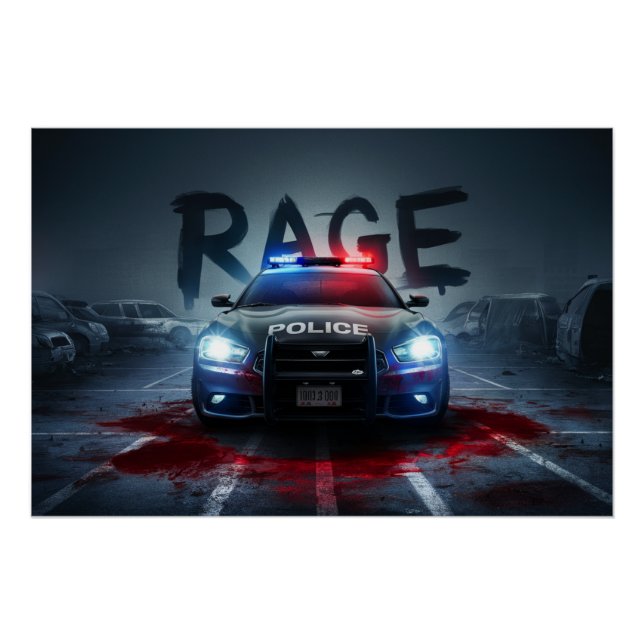 Polizeiposter Rage 05 Poster (Vorderseite)