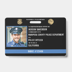 Polizeireferent ID der Abteilung Polizei Ausweis