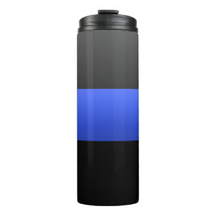 Polizeiunterstützer Thin Blue Line Thermosbecher