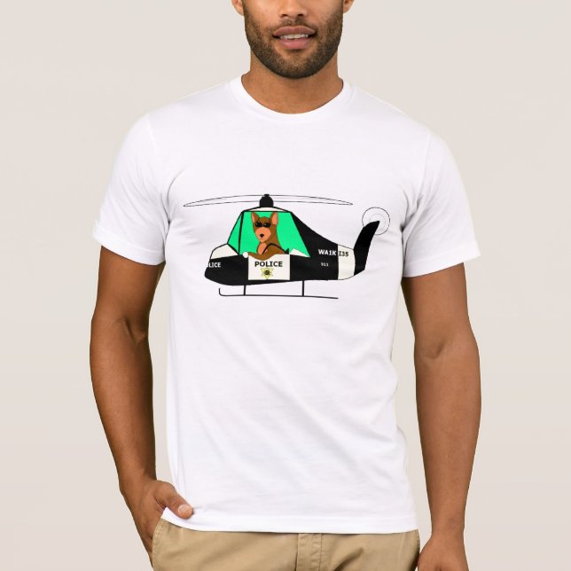 Polizeiwache Chopper T-Shirt (Vorderseite)