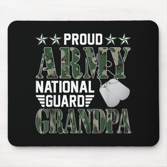 Polizeiwache des Großvaters Militär Mousepad (Vorne)