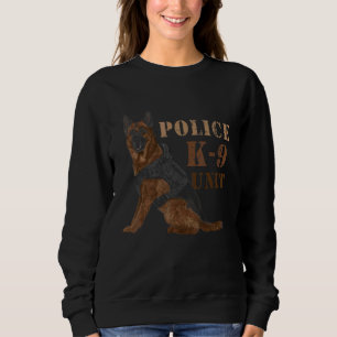 Polizeiwache K 9 Hundeteam Deutsche Hirtenpolizei Sweatshirt
