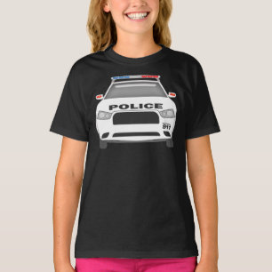 Polizeiwagen 911 Shirt Jugendmädchen