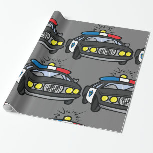 Polizeiwagen Geschenkpapier