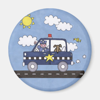 Polizeiwagen Magnet