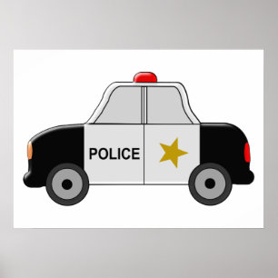 Polizeiwagen Poster