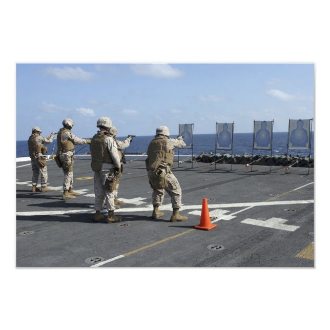 Polizeizug mit der Berretta M9 Fotodruck (Vorne)