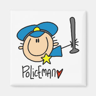 Polizist Beruf Magnet