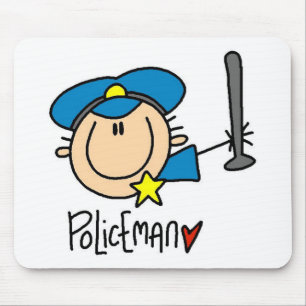 Polizist Beruf Mousepad