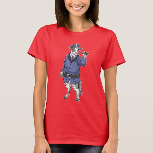 Polizist-Blitzlichtpolizei T-Shirt (Vorderseite)