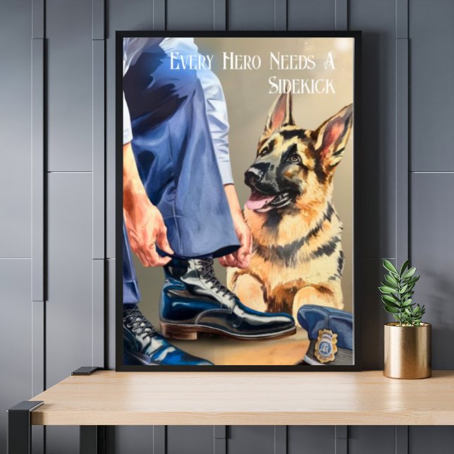 Polizist der Polizei - Kunstdruckplakat Poster (Von Creator hochgeladen)