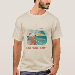 POLIZIST DIENEN SCHÜTZEN & RETTEN T-Shirt