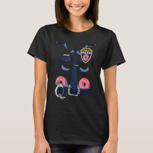 Polizist Donut Police Lazy Halloween-Kostüm T-Shirt