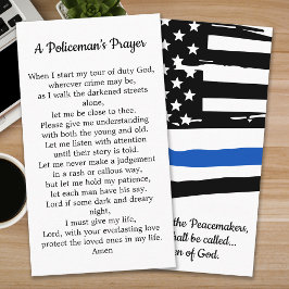 Polizist für die Strafverfolgung Visitenkarte