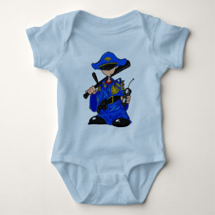 Polizist-Kind Baby Strampler